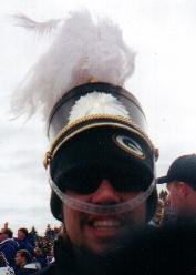 Jason showing his team spirit.