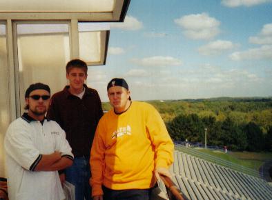 Jason Ryan and Max Power with our good buddy Big Sexy, atop of Perkins Stadium.