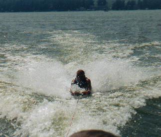 Jason Ryan trying to Body Ski